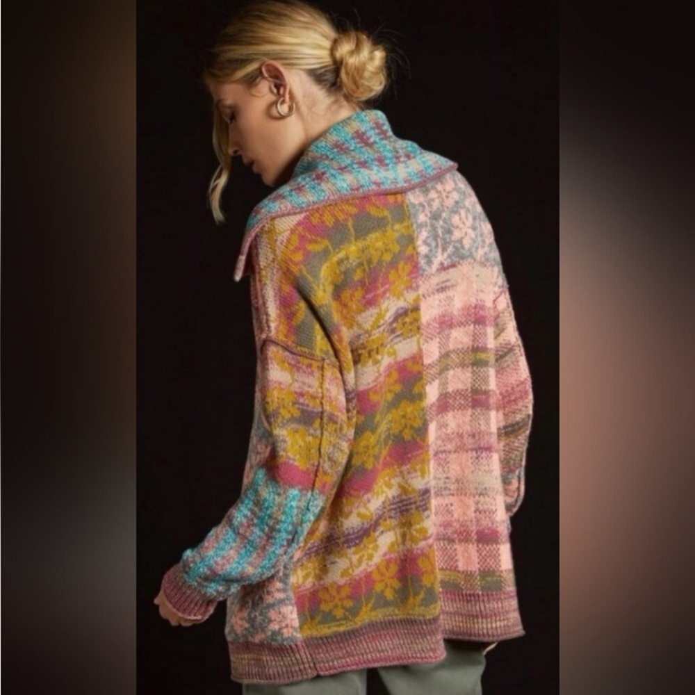 Multicolor Women's Cardigan Sweater by Anthropology - Picture 2 of 10